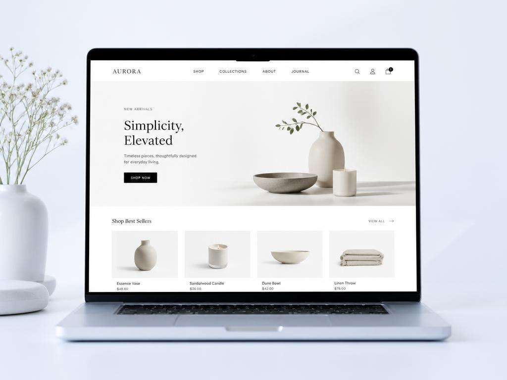 Minimal Commerce — E-commerce store